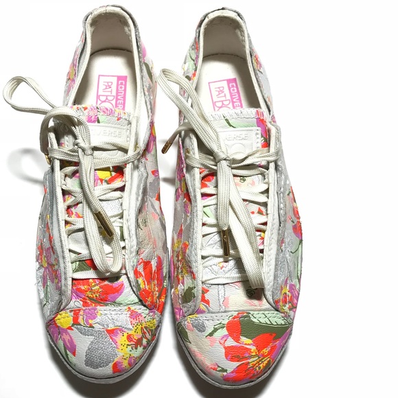 CONVERSE x PATBO embroider floral leather sneaker - Picture 2 of 8